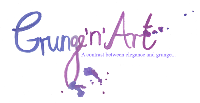 Cropped Grungeandart Header Lilac1 - Calligraphy (700x363), Png Download