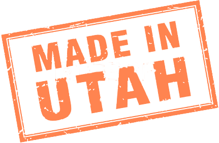 46291762 Utah Red Square Grunge Made In Stamp Statues - Utah (431x282), Png Download