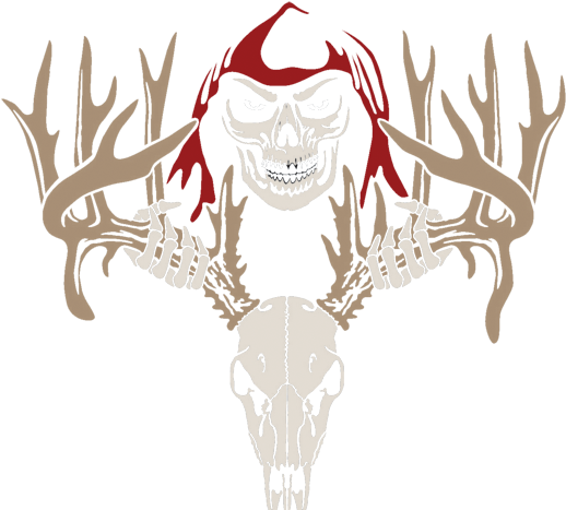 Live - Lve Double Drop Skull Decal White Standard (560x530), Png Download