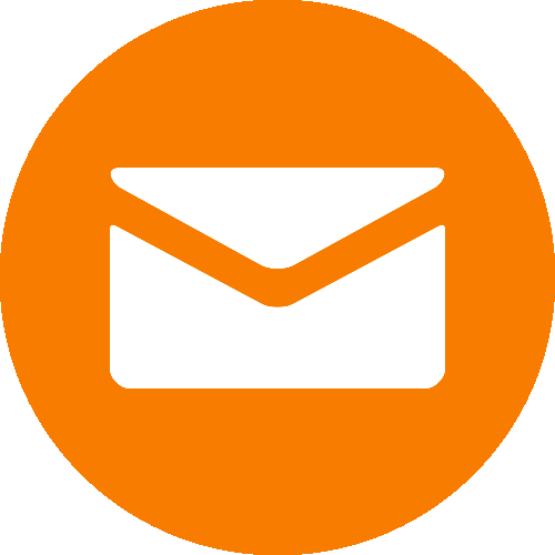 Icon Email Orange - White Oak Swimming Club (500x500), Png Download