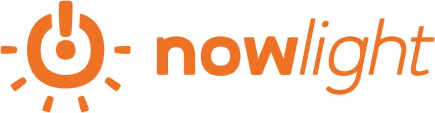 Orange Nowlight Logo - Circle (1000x716), Png Download