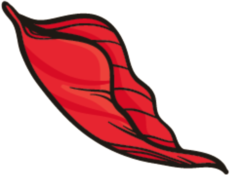 Fire Red Flower Leaf Png Transparent - Portable Network Graphics (1024x1024), Png Download