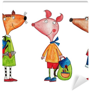 Ink And Watercolors Wall Mural • Pixers® • We Live - Watercolor Painting (400x400), Png Download