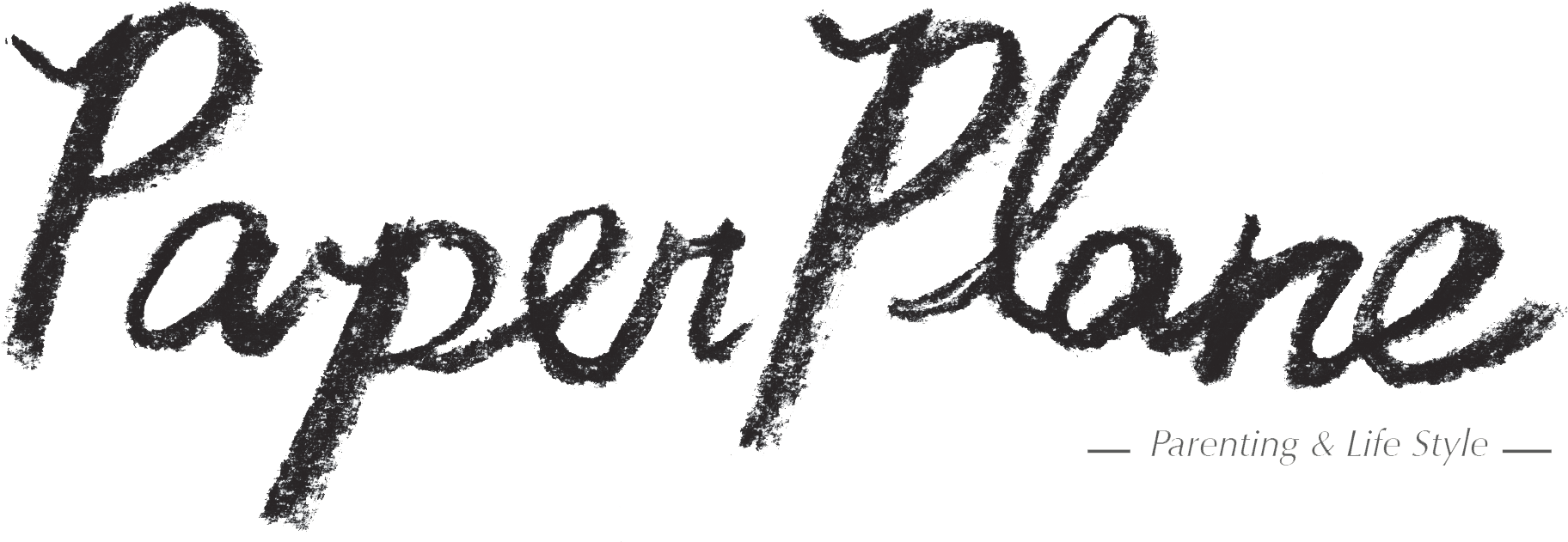 Paper Plane Is A Monthly Parenting And Lifestyle Magazine - Calligraphy (2550x774), Png Download