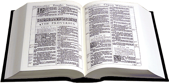 Png Bible Vector Royalty Free Library - King James Bible 400th Anniversary (550x277), Png Download
