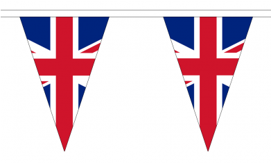 Union Jack Triangle Bunting - Graphic Design (800x800), Png Download