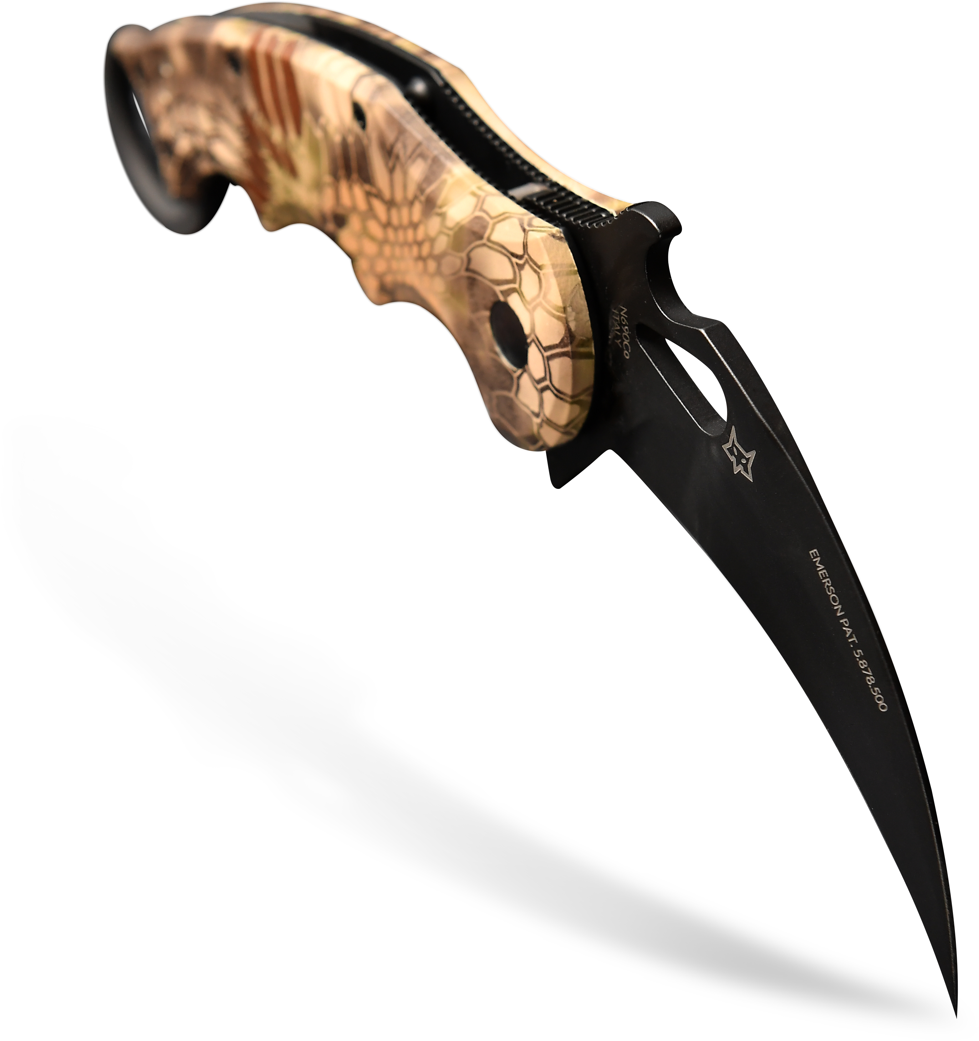 Kryptek Fox - Knife (3391x3391), Png Download