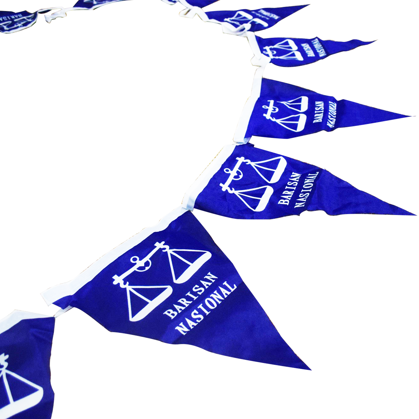 Barisan Nasional Bunting - Barisan Nasional Flag Png (1374x1374), Png Download