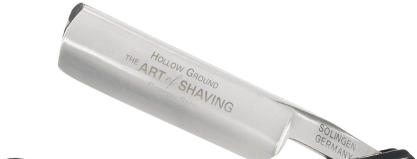 Black 5/8 Blade Straight Razor The Art Of Shaving - Utility Knife (800x491), Png Download