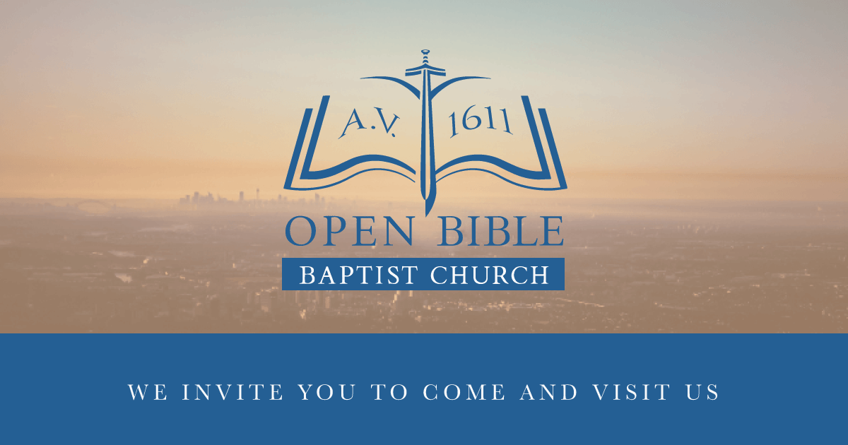 Open Bible Baptist Church - Poster (1200x630), Png Download
