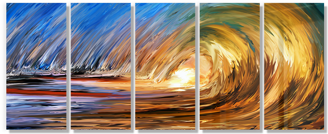 Ebay Responsive Template - Modern Art (700x500), Png Download