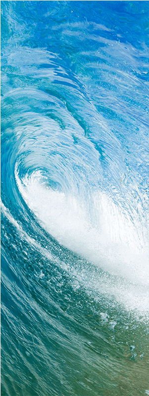 Blue Ocean Wave Door Mural Tropical & Beach Eazywallz - Cengage Learning Pro Tools 10 Power!: The Comprehensive (800x800), Png Download