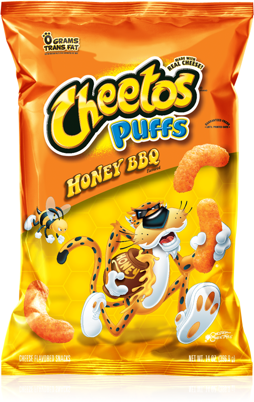 Cheetos Png Download - Cheetos Puffs Honey Bbq (522x813), Png Download