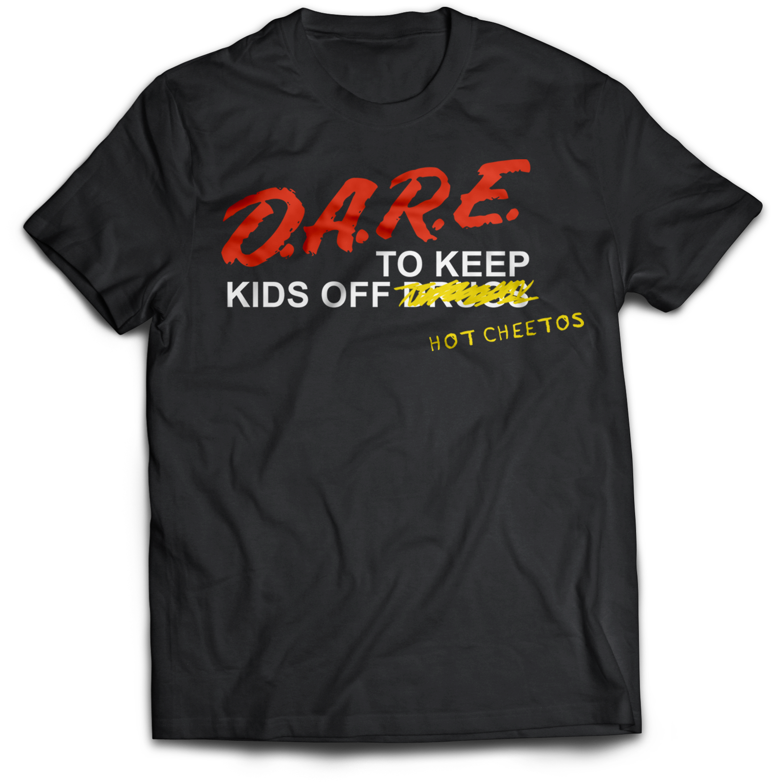 Flamin' Hot Cheetos Tee - Tøp Shirt (1800x1800), Png Download