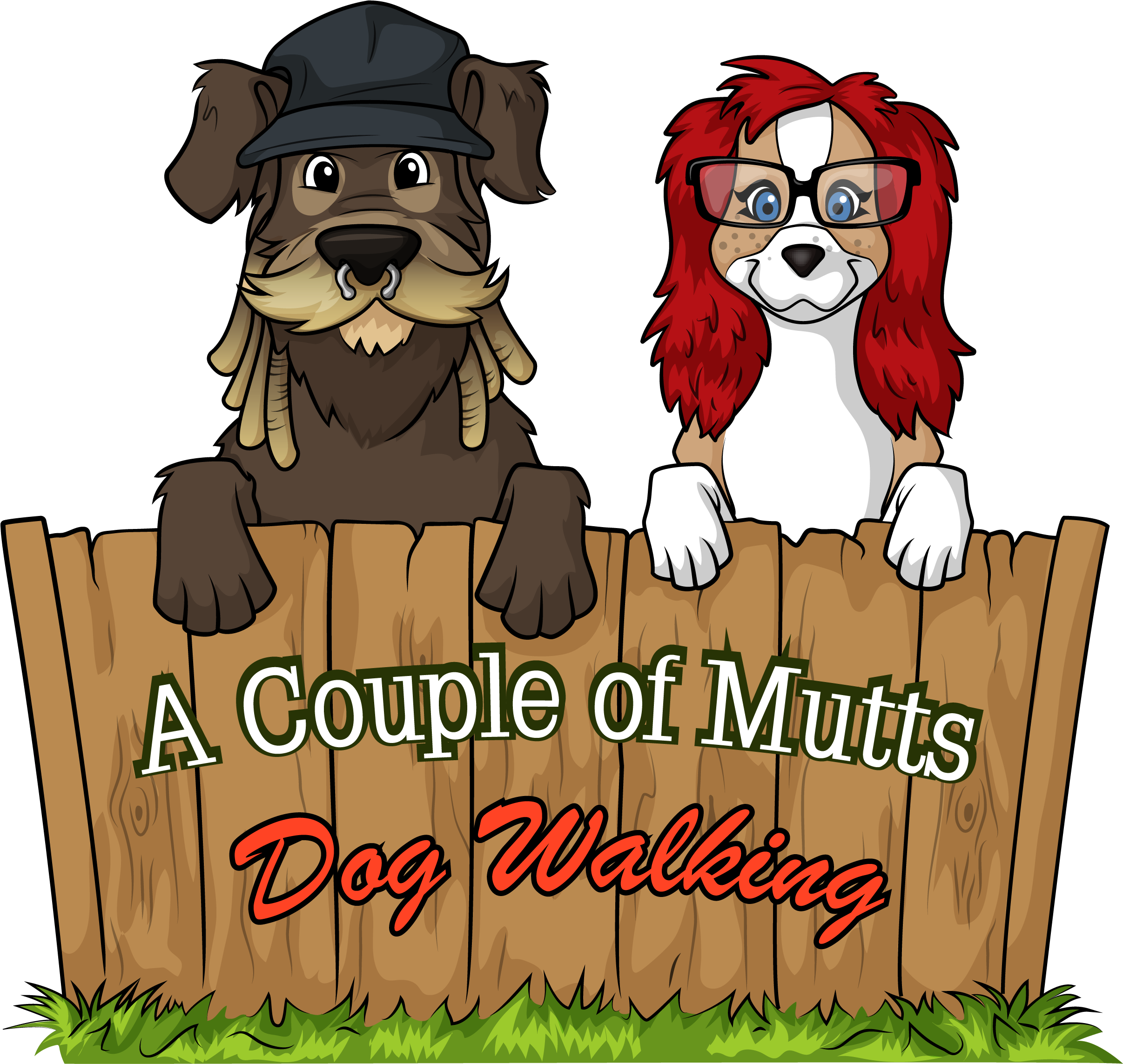 A Couple Of Mutts (2502x2372), Png Download