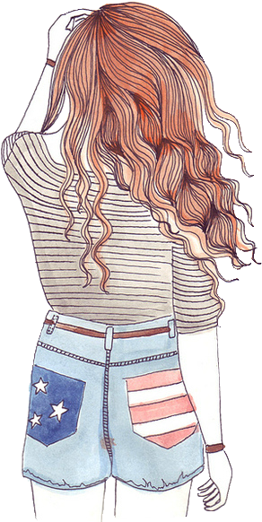 Overlays Girly (500x625), Png Download