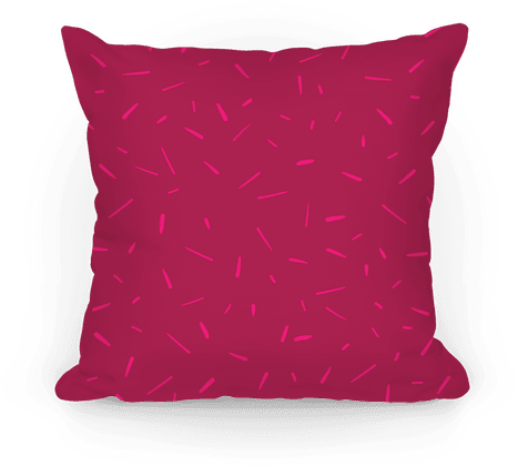 Pink Confetti Pattern Pillow - Color Blind Test Baseball (484x484), Png Download