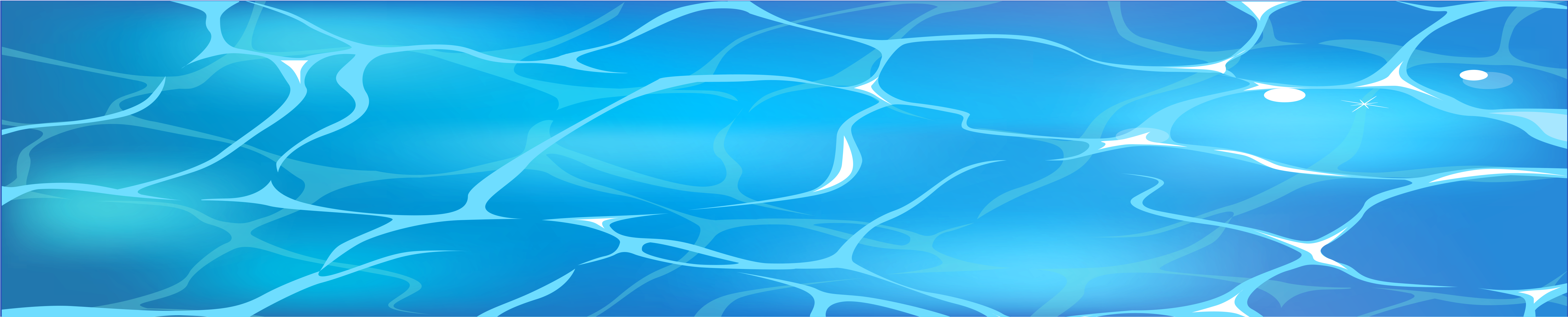 Sea Water Wave Png Download - Clip Art (6000x1908), Png Download