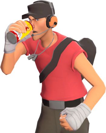 Community Scout Strategy Header - スカウト Tf2 (350x441), Png Download