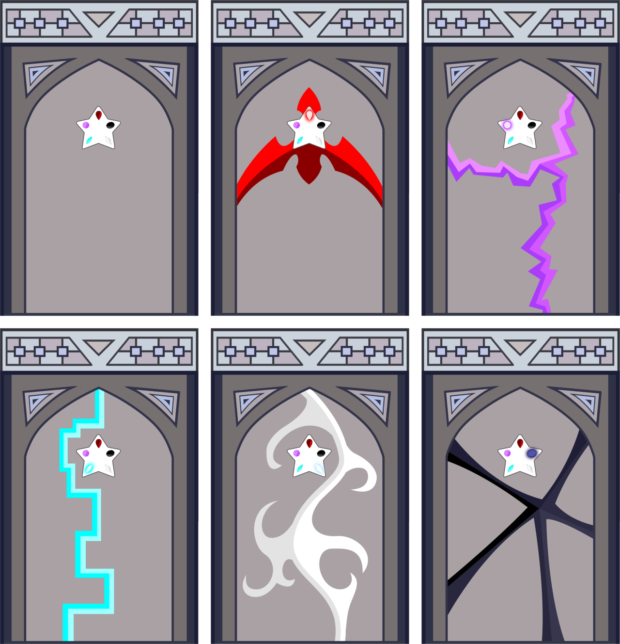 Agate Gem Temple Doors - Crystal Gems Temple Door (1280x1328), Png Download