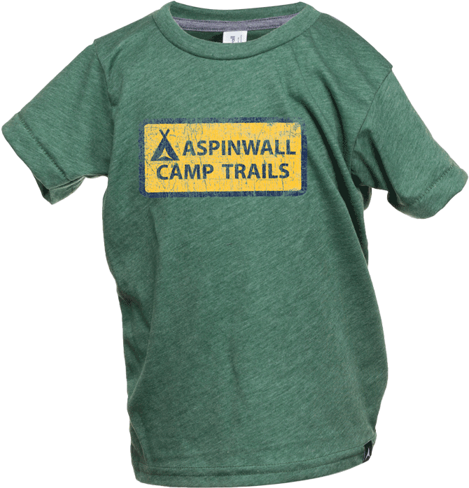 Aspinwall Camp Trails Kids T Shirt Pine 3 - Active Shirt (672x800), Png Download