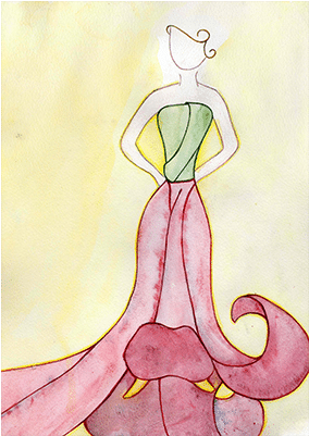 Femme Fleur De Lys Femme Fleur De Lys - Illustration (400x400), Png Download