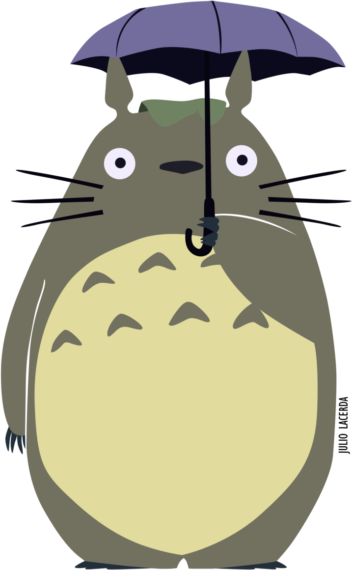 By Julio-lacerda - My Neighbor Totoro Png (900x1273), Png Download