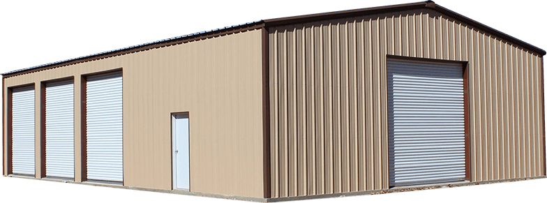 Metal Carports Custom Garage Buildings, Rv Carport - Building (784x291), Png Download