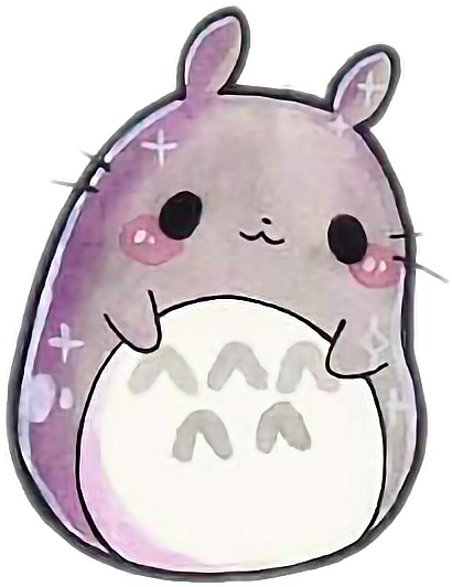Report Abuse - Kawaii Totoro (410x532), Png Download