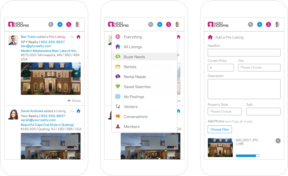 Mobile 400-doors - Mobile Phone (1000x600), Png Download