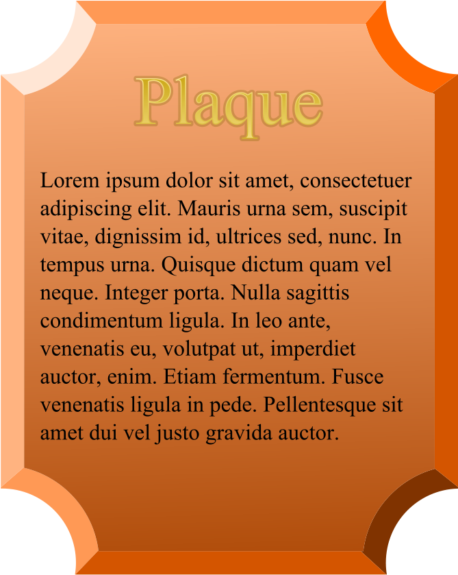 Plaque Png Images 491 X (491x600), Png Download