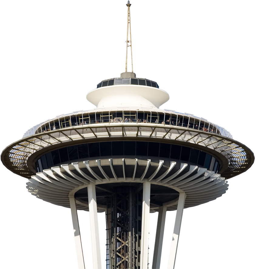 Space Needle (841x886), Png Download