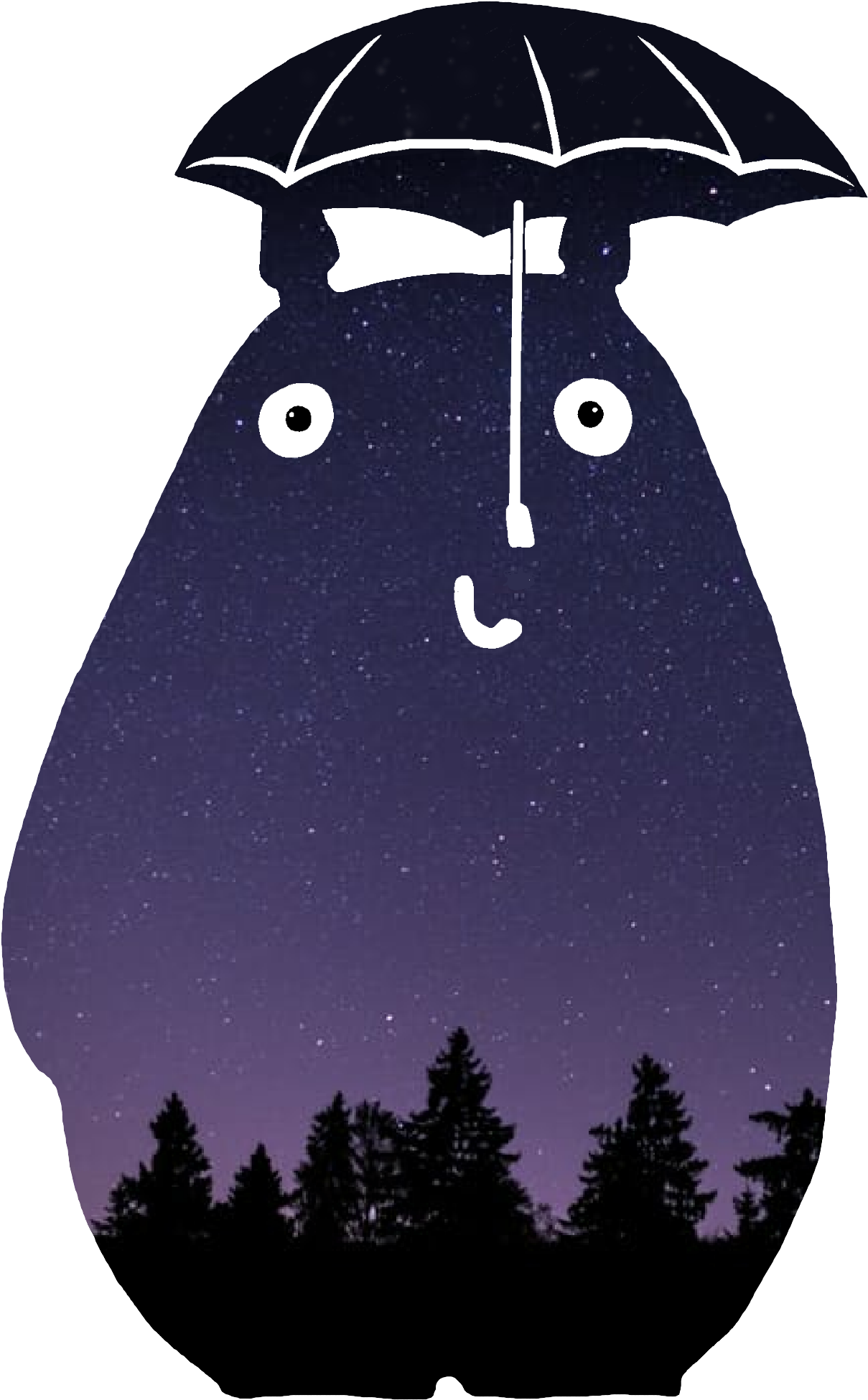 Ringo - My Neighbor Totoro (1336x1976), Png Download