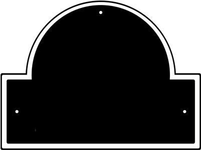 Arch Address Plaque - Arch (400x400), Png Download