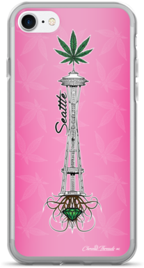 Seattle Space Needle - Iphone 7 (480x480), Png Download