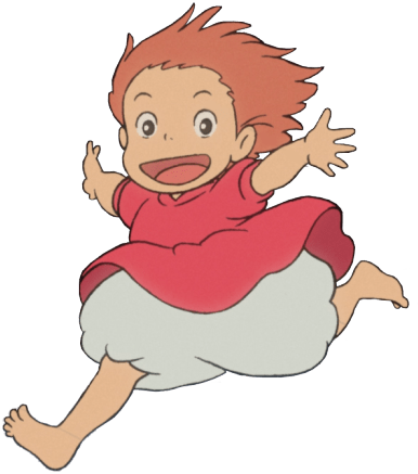 “any Woman Is Just As Capable Of Being A Hero As Any - Studio Ghibli Ponyo Png (500x525), Png Download