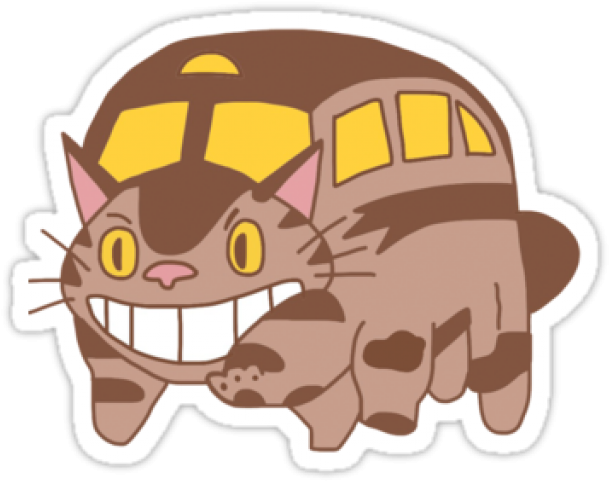 Totoro Cat Bus (640x480), Png Download
