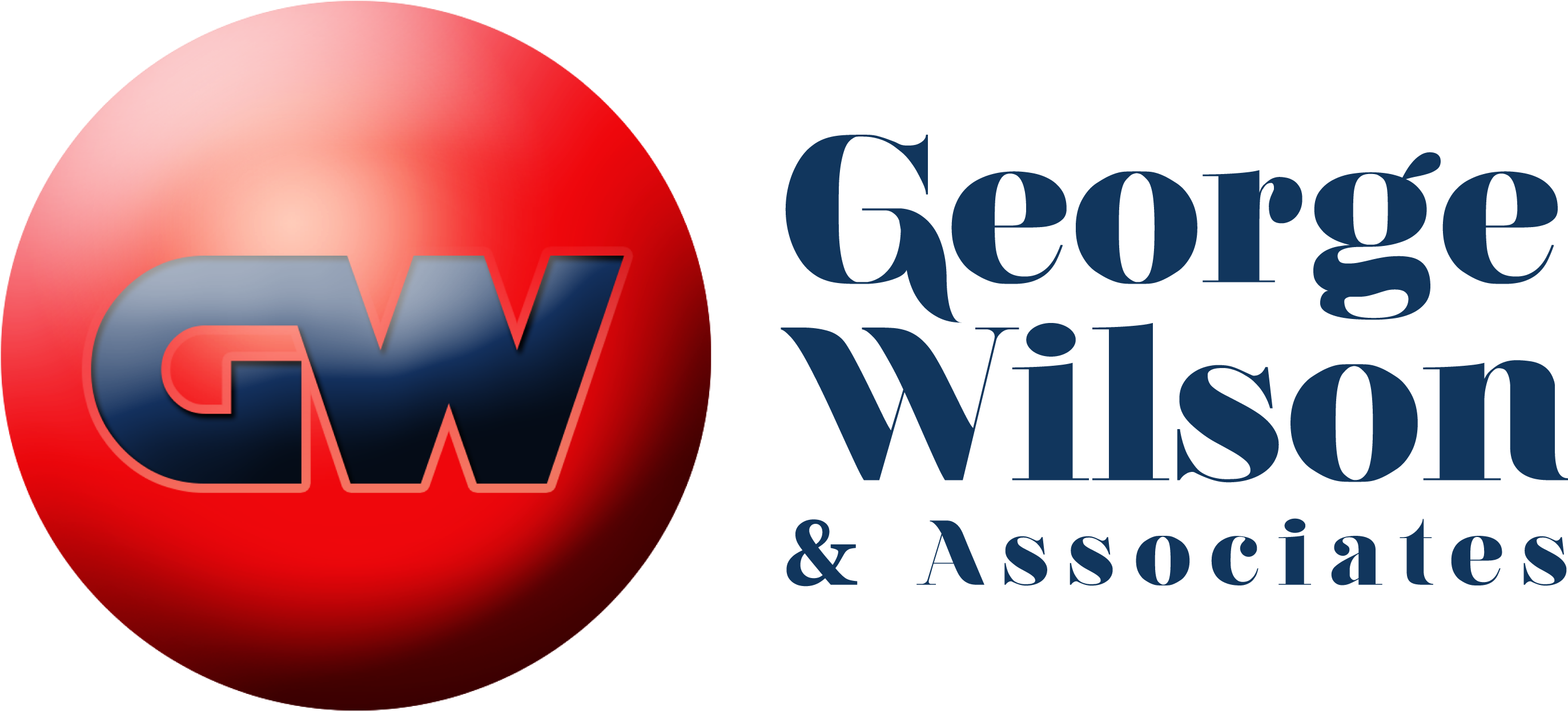 George Wilson & Associates Logo - Oval (3727x1338), Png Download