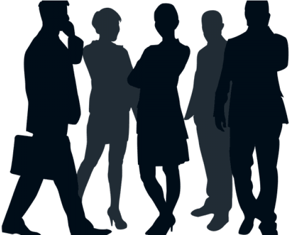Silhouettes Clipart Team Person - Silhouette (640x480), Png Download