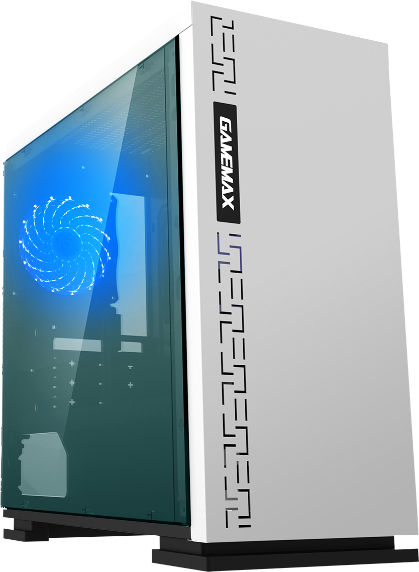 Hst Expedition I7 Quad Core Gtx 4gb 1050ti Gaming Pc - Gamemax Expedition White (1200x1200), Png Download