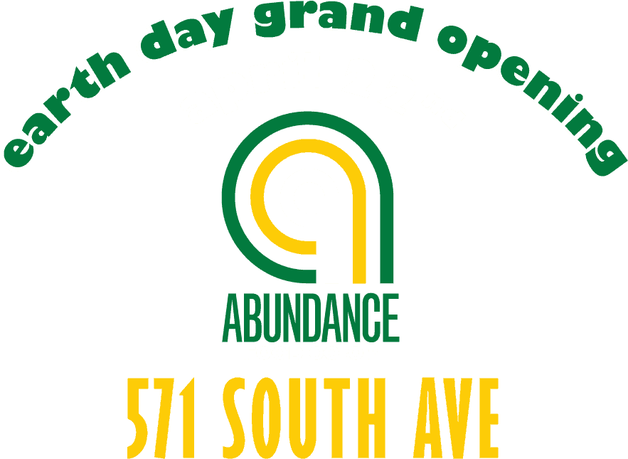 The Abundance Food Co-op Earth Day Grand Opening - Graphic Design (981x711), Png Download