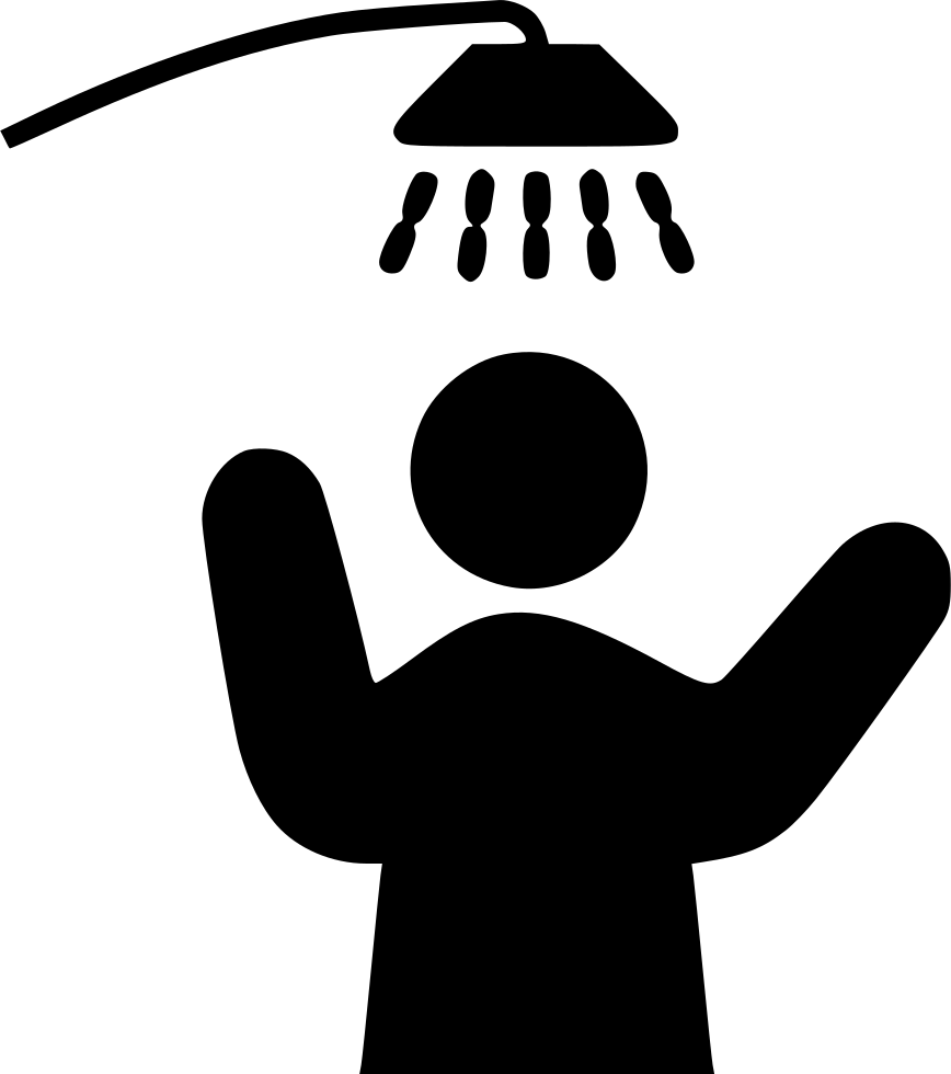 Png File Svg - Bathing Shower Logo (868x980), Png Download