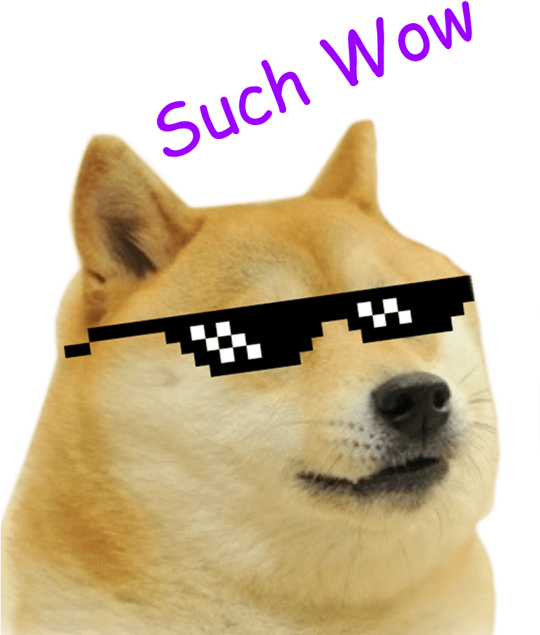 Filter[filter] Doge ' - Doge With Sun Glasses (1080x1920), Png Download