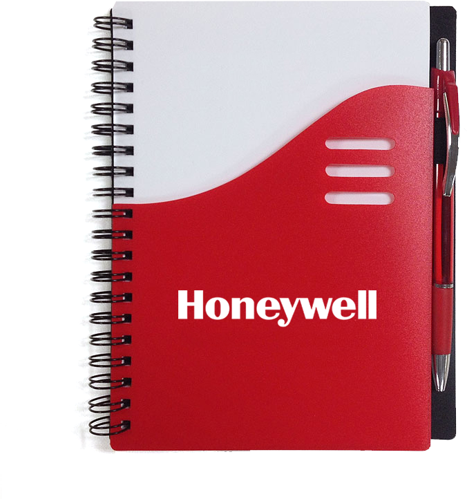 Color Wave Notebook - Spiral (800x960), Png Download