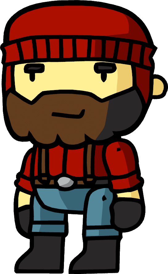 Lumberjack Clipart Hat - Maxwell Scribblenauts Brothers (544x886), Png Download