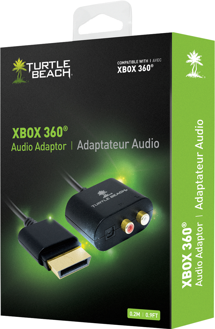 Generic Grey Xbox 360 Audio Adapter Xbox 360 Audio - Turtle Beach Xbox 360 Audio Adapter (1200x1200), Png Download