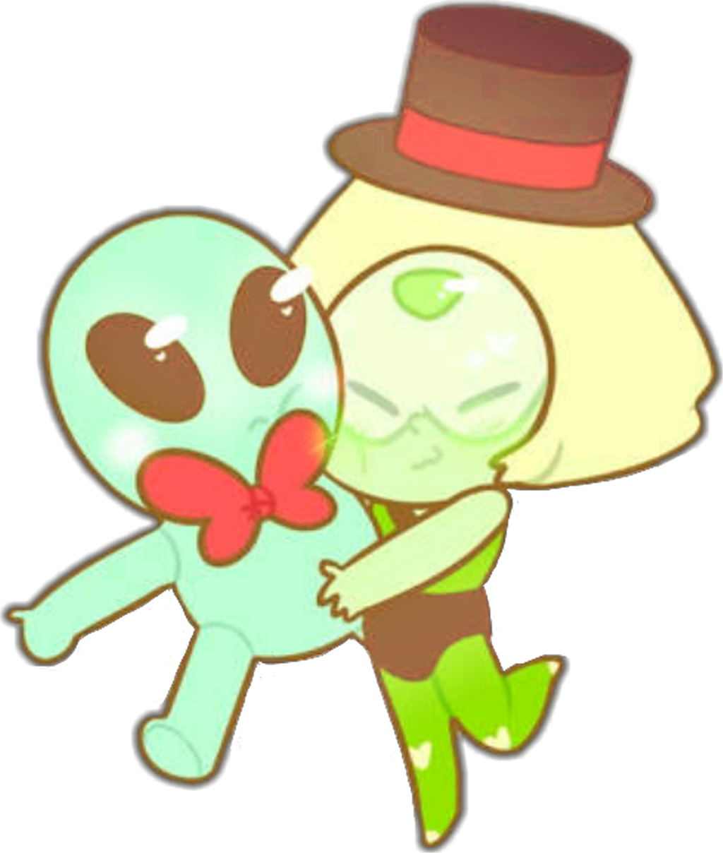 #ftealiens #peridot #peridorito #alien #kawaii #chibi - Chibi Peridot (1024x1208), Png Download