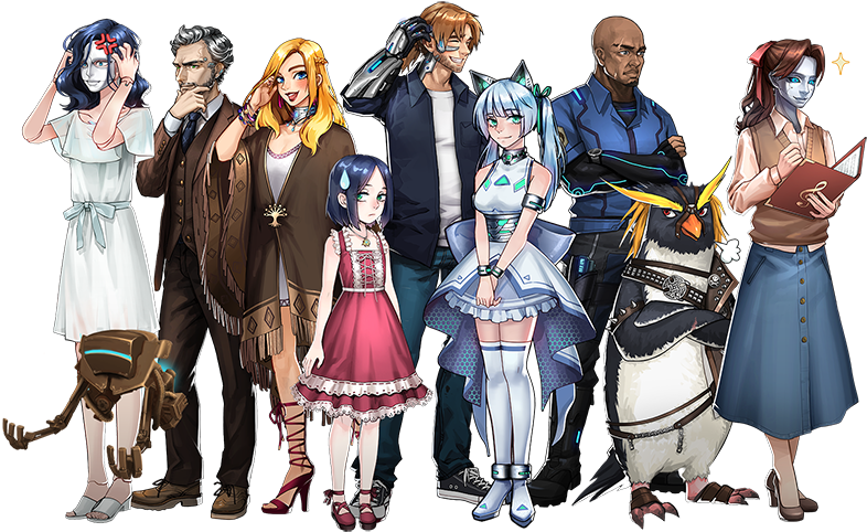 Characters Upd 800 3 - Illustration (800x494), Png Download