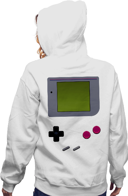 Game Boy - Hoodie (650x650), Png Download