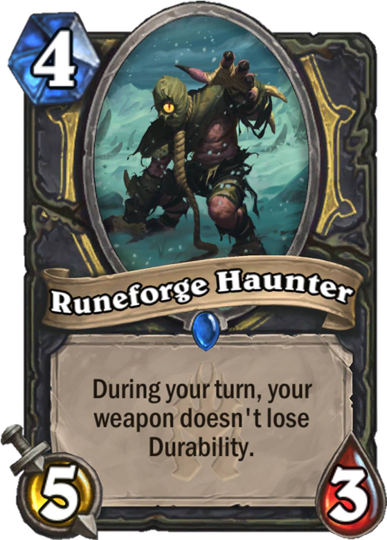 Runeforge Haunter - Hearthstone Marin The Fox (567x811), Png Download
